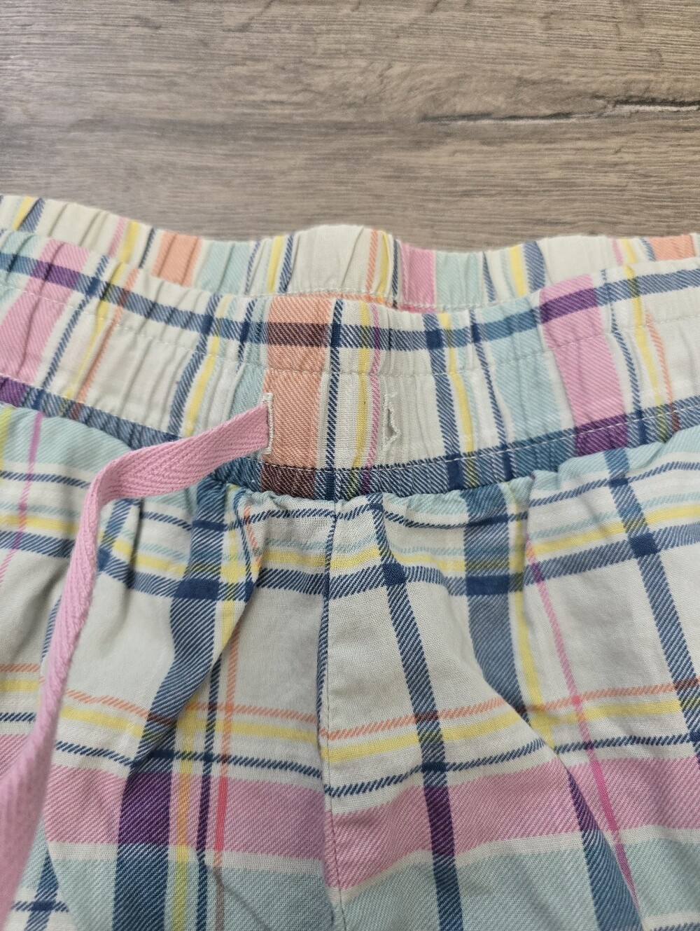 Vera Bradley Plaid Pajama Set Size XS Comfort Pastels Loungewear - Picture 6 of 10